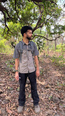 JAG Summit Seeker Hiking, Trekking & Travel Shirt | Ultra Light Parachute Fabric | Half Sleeves | Quick Dry