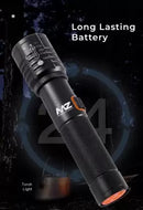 5 Modes Flashlight, Super Bright Cree T6 LED Light Torch | Full Metal Body