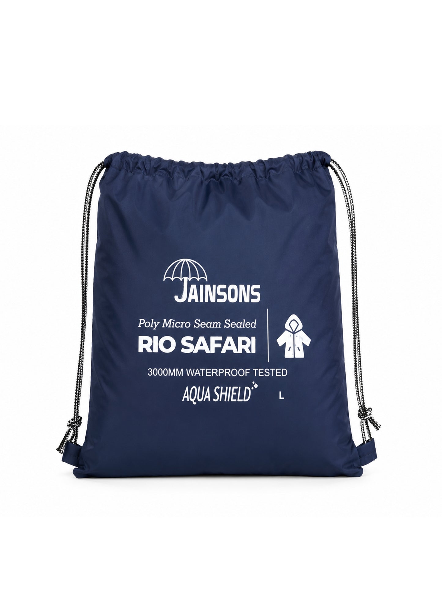 Jainsons Men's Rio Safari Raincoat Set | Navy Blue | Poly Micro Seam Sealed | 3000MM Waterproof Tested