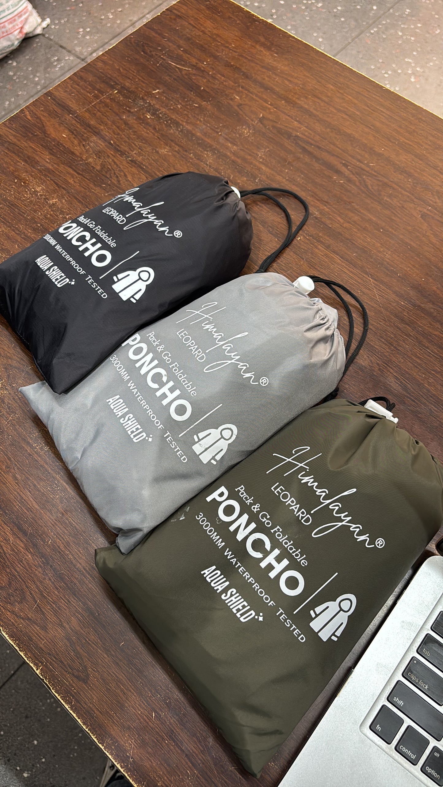 Himalayan Leopard Pack and Go Foldable Poncho | Ultra Light Series | 3000MM Water Repellent | Self Foldable | Unisex