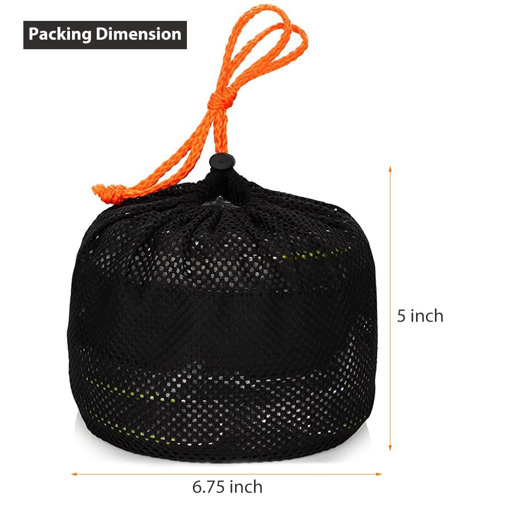 9Pcs Camping Cooking Set with Cookware Bowl Pot Pan and Kettle, Aluminium Camping Cooking Utensils with Portable Bag for Outdoor Camping, Lightweight Camping Accessories for 5-6 People (SY - 500)