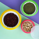 3 Pcs Collapsible Bowl Set | Food Storage Bowl with Clear Lid | Set of 3 Bowls