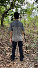 JAG Summit Seeker Hiking, Trekking & Travel Shirt | Ultra Light Parachute Fabric | Half Sleeves | Quick Dry