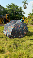 Jainsons 2 Fold Satin Printed Umbrella | Eco | 23”X8