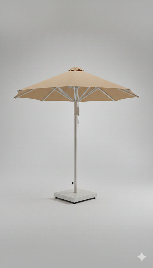 JS Zenith Ultra Premium Luxury Umbrella | Outdoor Umbrella | Made in Bharat | Round Centre Pole
