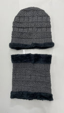 JAG Winter Cap & Neck Warmer Combo Set | Fur Inside | Reversible Design