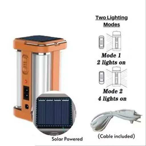 Solar & USB Charging Lantern | 4 Way Light | LED | Solar Charging