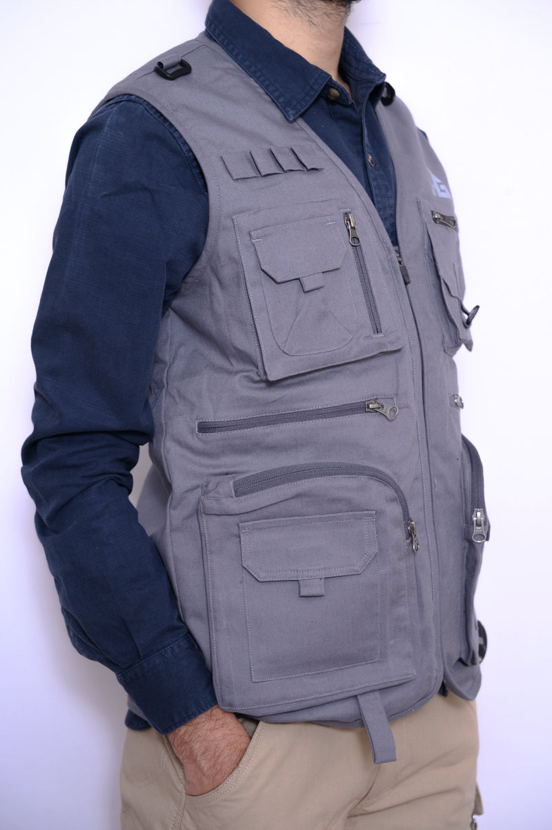 JAG Kaziranga Series Multi-Pocket Jacket | Safari Jacket | 9 Pockets | Unisex | Travellers Jacket