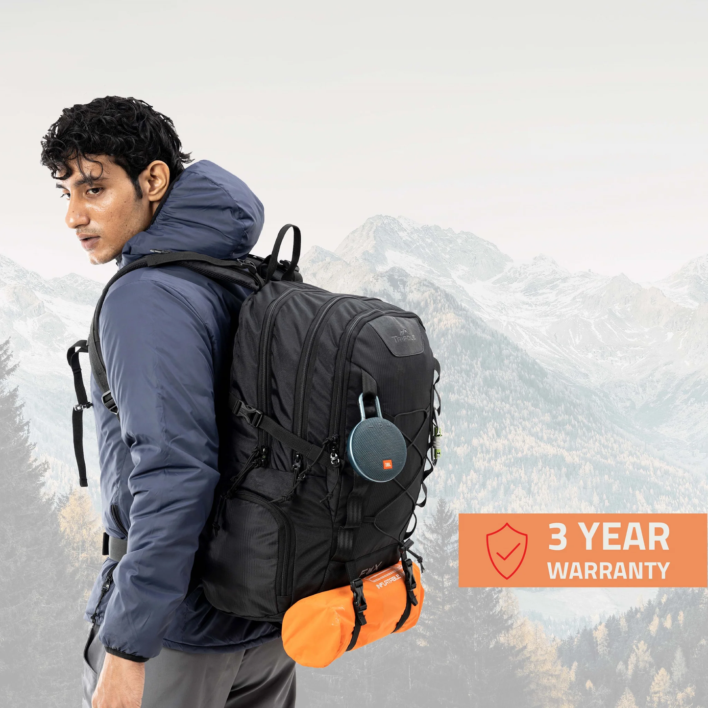 Tripole Fox Internal Frame Laptop Backpack | 40L Backpack