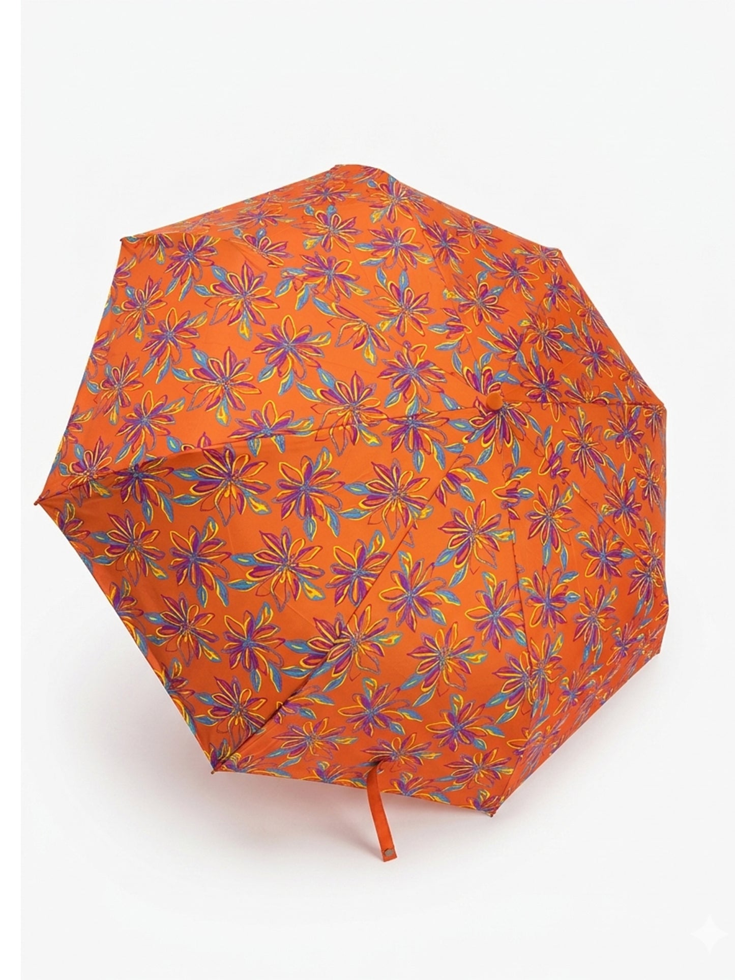 Jainsons Bloom X4 Umbrella | 2 Fold Umbrella | Silver Print | Flora 8