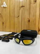 JAG UV Defender Sun-Glasses with Cushioning & Changeable Lenses | 4 Lenses
