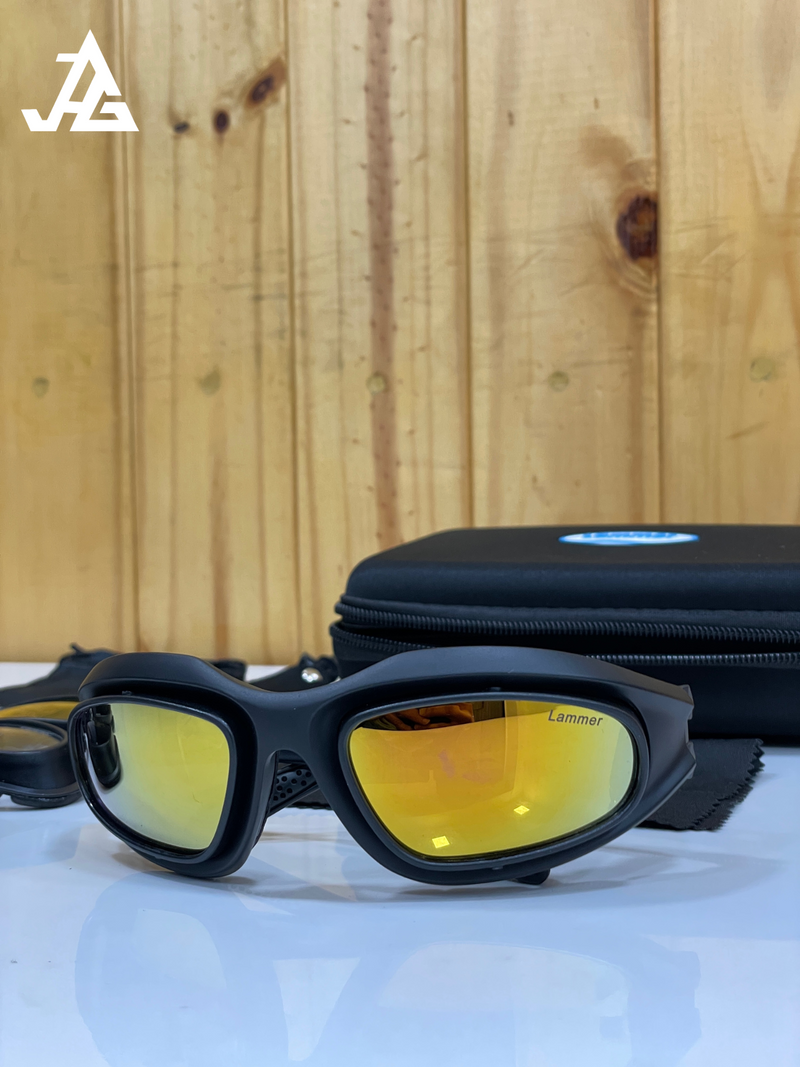JAG UV Defender Sun-Glasses with Cushioning & Changeable Lenses | 4 Lenses