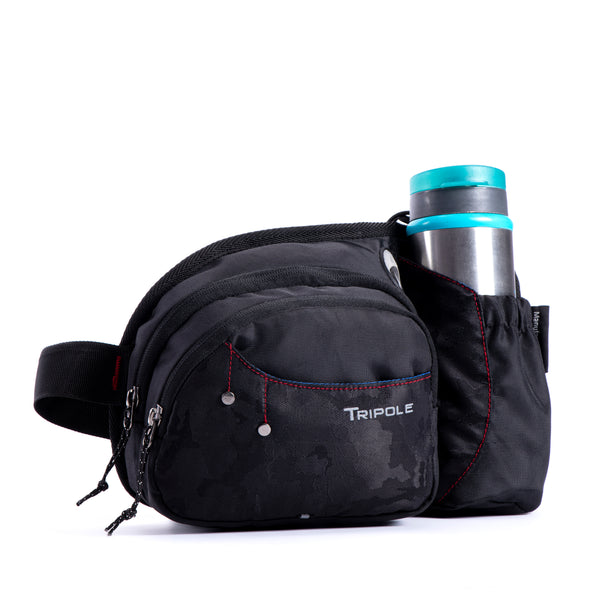 Tripole Hydra Waist Pack with Bottle Holder for Running, Cycling and Daily Use