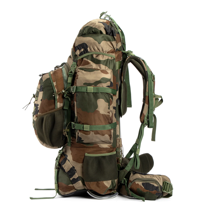Tripole Colonel Pro Metal Frame Rucksack | Front Opening | Detachable Bag | Rain Cover | 90 Litres