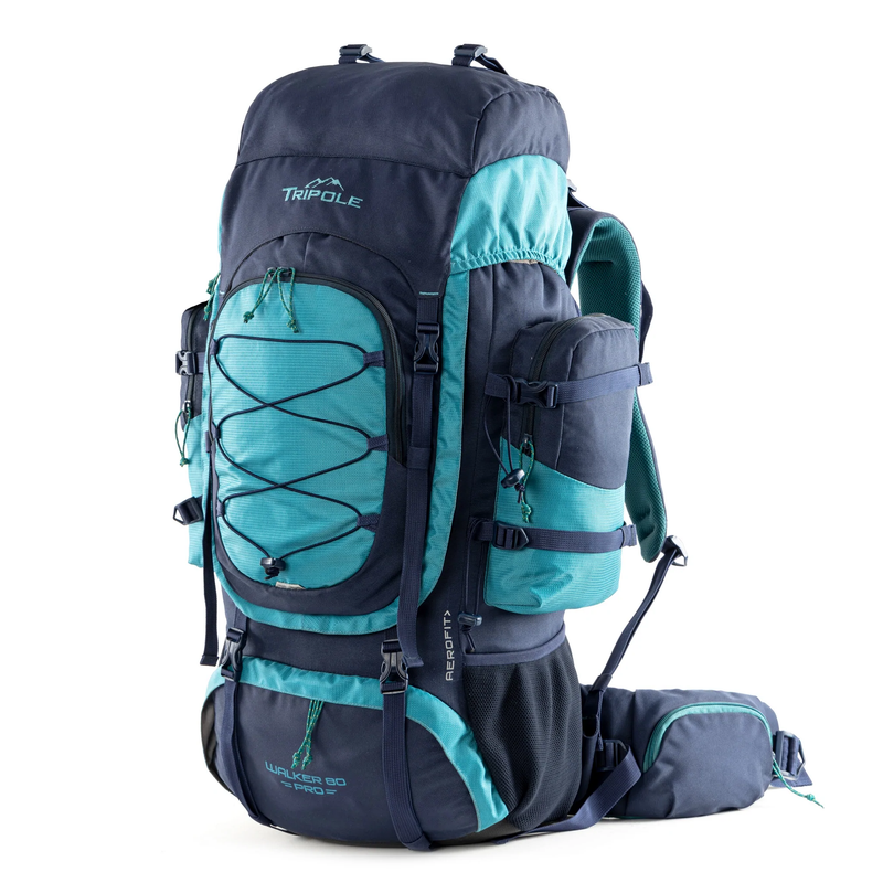 Tripole Walker Pro 80 Litre Rucksack for Trekking and Hiking | Front Opening