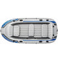 Intex Inflatable Excursion 5 Boat Set, Multi Color