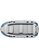 Intex Inflatable Excursion 5 Boat Set, Multi Color