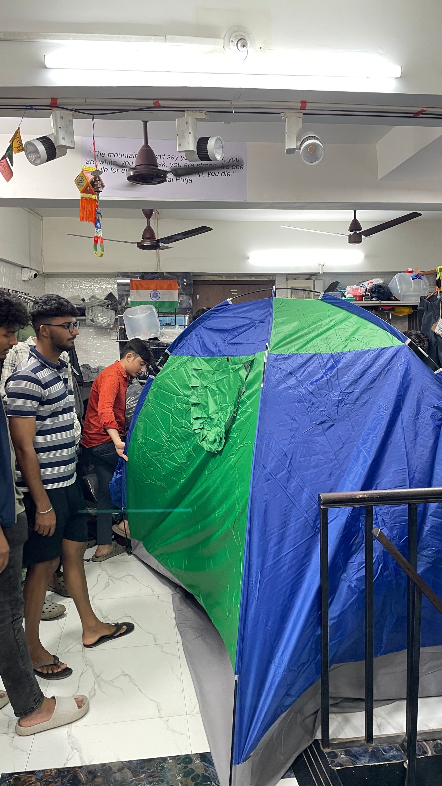 Basic Ground Tents | Polyester Fabric with Silver Coating Inside