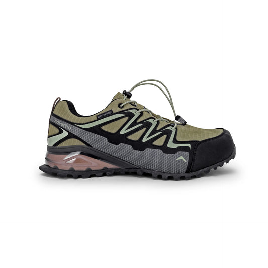 Adventra Men Waterproof Low Ankle Hiking Shoes with Anti Slip Grip & EVA Cushion