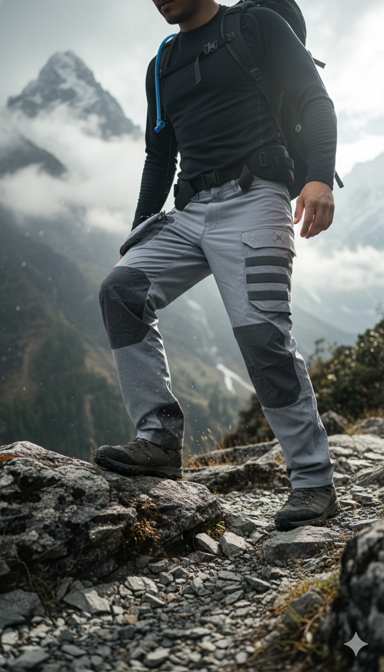 JAG Creator Combo Limited Edition Trekking Pant | Sky | Ultra Light Crush Fabric | Drone Pocket | Action Camera Pocket