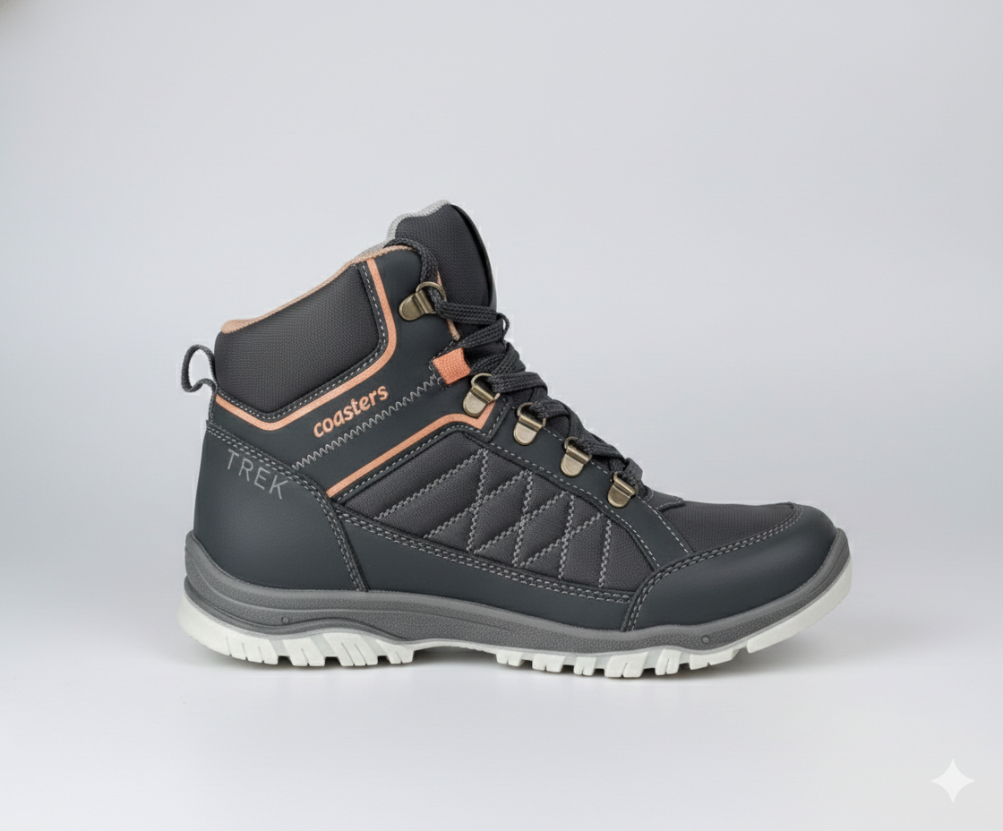 CTR High Ankle Small Sizes Shoes | Anti Skid | UK4 | UK5 | UK6 | Coasters Trekking Shoes
