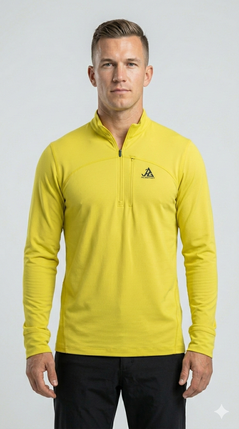 JAG Summit Seeker Series Full Sleeves Tshirt | UPF 50+ Protection | Hiking Tshirt | Trekking Tshirt | Alpine Yellow