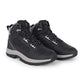 Adventra Men Waterproof Mid-Top Hiking Shoes with 3M Insulation (WH1104) Black