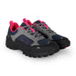 Adventra Women Low-Top Hiking Shoes with Anti-Skid Rubber Sole (EH500) Black-Pink