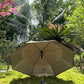 Jainsons YD Piping 3 Fold Umbrella | Nylon Fabric | Unisex Design | Army Green