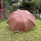 Jainsons Mono Silver 2 Fold Umbrella | Brown