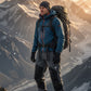 JAG Mt. Kailash Series Trekking & Hiking Pants | Snow Proof | Fleece Inside | Unisex Design | Bonded Fleeced Fabric | Snow Trekking Pants | Triple Layered Fabric | Grey Black