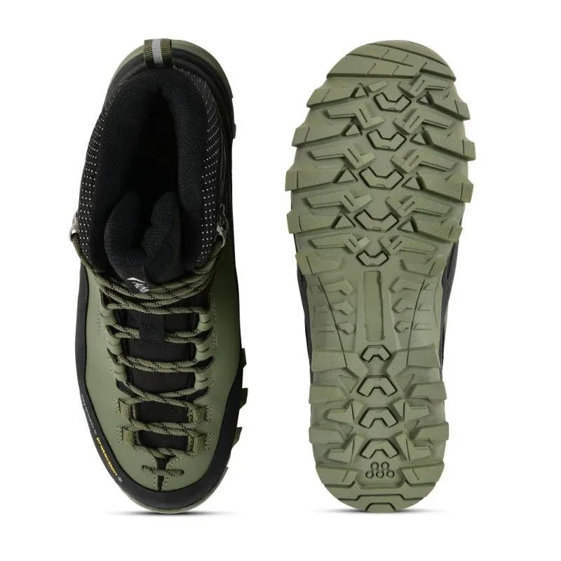 JAG Adventra Warm and Waterproof Hiking Boots - ET1101 Mountain Shoes | 3M Insulation | Hiking & Trekking | Uniform Green