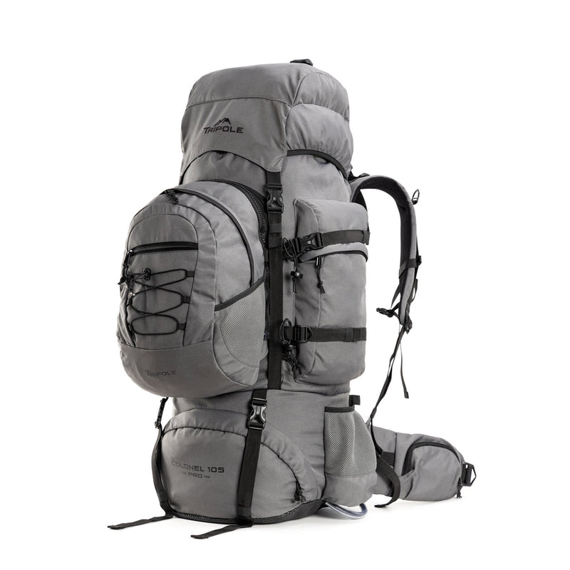 105 liter backpack rain cover Colonel Pro Metal Frame Rucksack | Front Opening | Detachable Bag