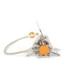 High Flame Convertible Stove | Works with Butane & Propane Both | Foldable Camping Gas Stove with Piezo Ignition, Outdoor Windproof Camping Equipment Backpacking Portable gas Stove Cooking with Carrying Case Box.