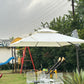 Luxury Side Pole Roman Umbrella | 360 Degrees Rotational | Water Base | 3.3 mtrs each side | Jumbo Size