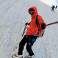 JAG Mt. Kailash Series Trekking & Hiking Pants | Snow Proof | Fleece Inside | Unisex Design | Bonded Fleeced Fabric | Snow Trekking Pants | Triple Layered Fabric | Black Grey