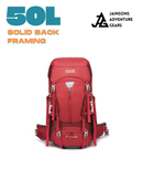 JAG 50L WATERPROOF NYLON HIKING BACKPACK – LARGE CAPACITY OUTDOOR TRAVEL & CAMPING RUCKSACK