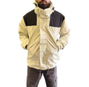 JAG Polar Pro Double Jacket | Fleece Jacket with Windcheater | All Weather | 3 in 1 | Pearl White