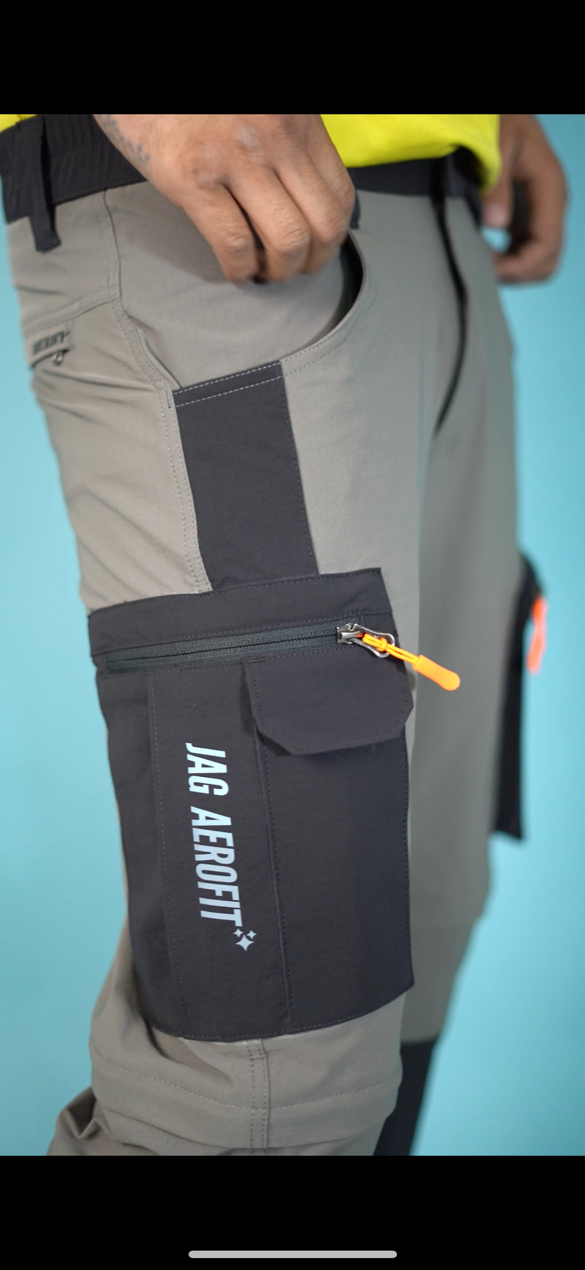 JAG Aerofit Convertible Travel & Hiking Pants | 5 Pocket Design | Stretchable Fabric | Olive
