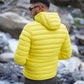 JAG Mt. Elbrus Quilted Snow Jacket | Minus 10 Jacket | Super Soft Nylon Fabric | Ultra Light Series | Sunny Yellow