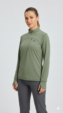 JAG Summit Seeker Series Full Sleeves Tshirt | UPF 50+ Protection | Hiking Tshirt | Trekking Tshirt | Forestt
