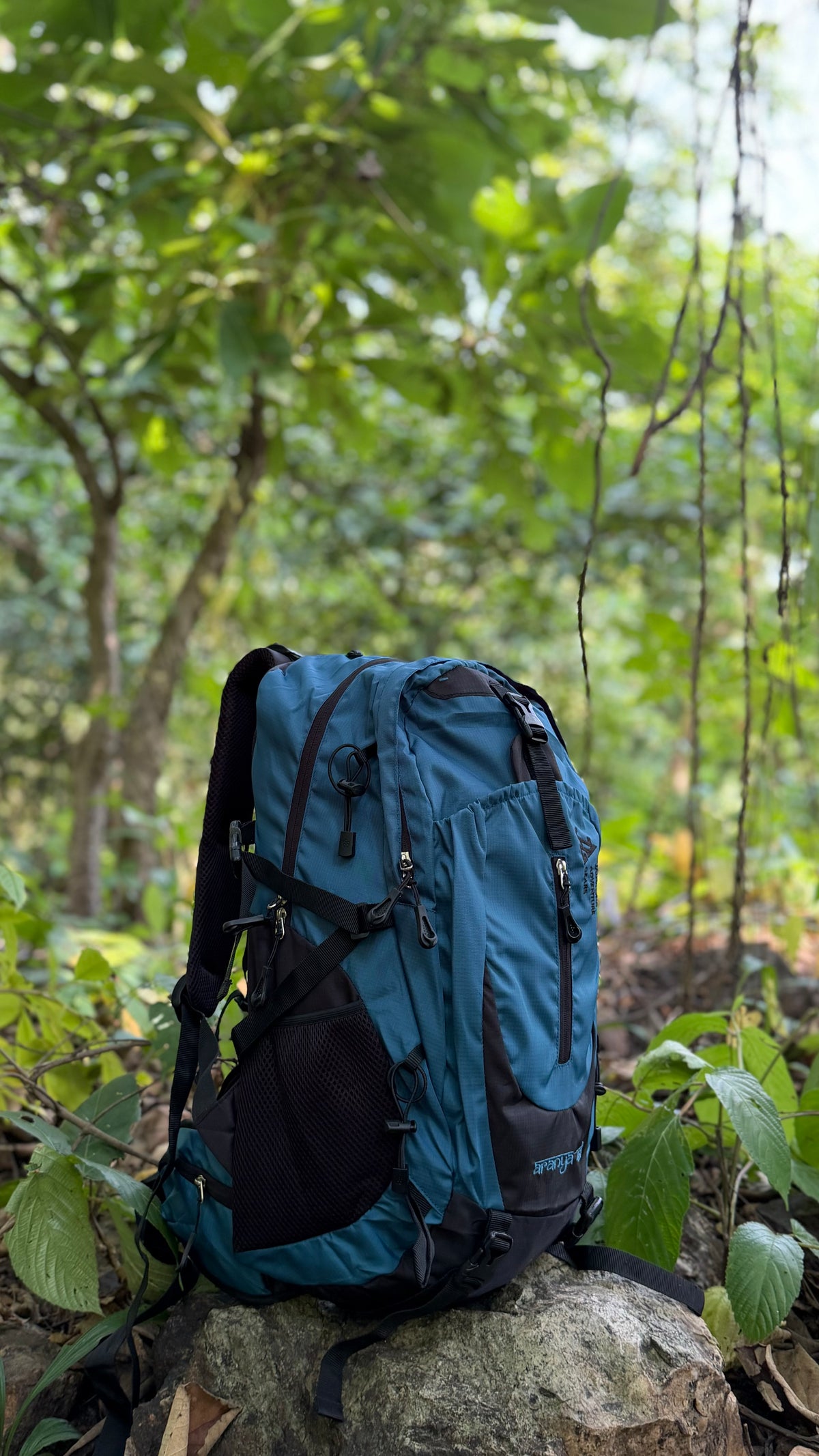 JAG Aranya 45L Alpine Backpack | Limited Edition | Air Flow Back Support | Twin Aluminium Rods + Mesh | Desert Fawn