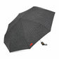 Jainsons Stealth X3 Umbrella | 3 Fold Umbrella | Seamless Design | Dark Grey