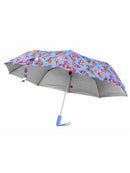 Jainsons Bloom X4 Umbrella | 2 Fold Umbrella | Silver Print | Flora 2