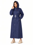 Jainsons Women's Long Raincoat | Navy Blue