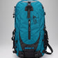 JAG Aranya 45L Alpine Backpack | Air Flow Back Support | Twin Aluminium Rods + Mesh | Glacier Blue