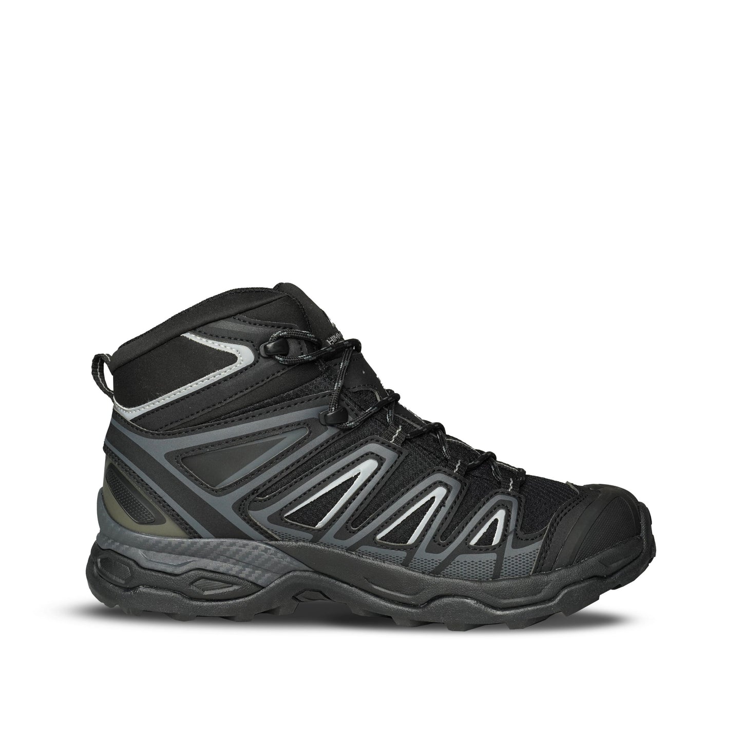 Himmaleh Ranger High Ankle Hiking & Trekking Shoes | Waterproof | Colour: Charcoal | Anti Skid | Vegan