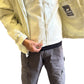 JAG Polar Pro Double Jacket | Fleece Jacket with Windcheater | All Weather | 3 in 1 | Pearl White