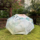 Fully Automatic Jainsons Digital Print Luxe 3 Fold Umbrella | Flora White| Timeless Art
