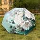 Jainsons Digital Print Luxe 3 Fold Umbrella | Flora Green| Timeless Art